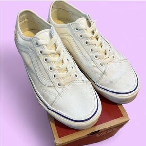 Vans Cream Old Skool Tapered Sneakers